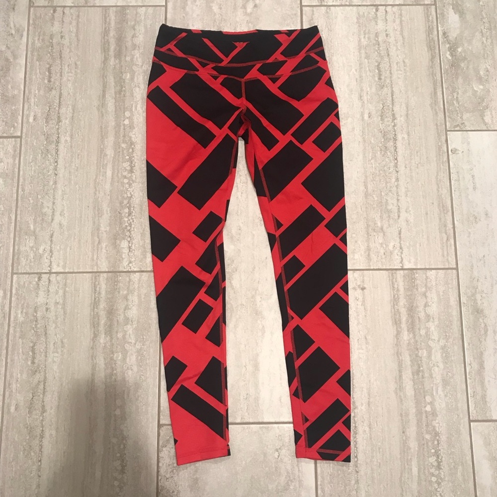 *Unique* Lucy Red and Black Workout Pants